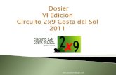 Dosier VI Circuito de Golf 2x9 Costa del Sol 2011