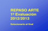 Repaso arte, primera evaluación 20122013