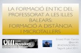 Comunicació #Novadors11 Formació Professorat Illes Balears