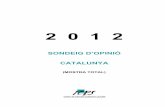 Sondeig d´Opinió de Catalunya 2012 (Mostra Total)