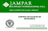 CONTROL DE CALIDAD EN BIOQUIMICA- AVANTECLAB 2013