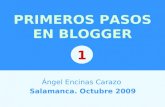 Primeros pasos en Blogger (1)
