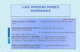 Las migraciones humanas intr. c. soc.
