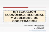 IntegracióN Económica Regional Y Acuerdos De Cooperació