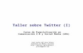 Curso sobre Twitter (Primera Parte)