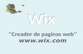 como hacer una pagina web desde wix.
