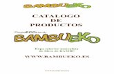 Catalogo de productos de ropa interior masculina. Bambueko