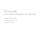 Desarrollo de aplicaciones Windows8 para desarrolladores de internet