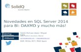 Novedades de SQL Server 2014 para BI