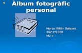 Àlbum Fotogràfic Personal Marta Millán M2b