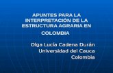 Apuntes Para La InterpretacióN De La Estructura Agraria Colombiana