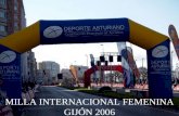 Atletismo: Milla Urbana Femenina  Gijón 2006
