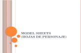 Model Sheet u hojas de personaje
