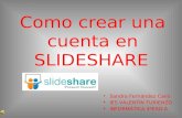 Como crear una cuenta en slideshare tutorial sandra p
