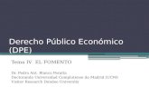 CLASE 4- DERECHO PUBLICO ECONOMICO- FOMENTO