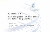 Busquedas en bases de datos de patentes taller ompi inpi nov 2011