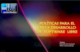 Políticas para el Uso y Desarrollo de Software Libre