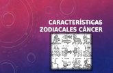 Caracteristicas zodiacales de Cancer