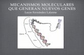 Mecanismos Moleculares que generan Nuevos Genes