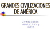 Civilizaciones Azteca, Inca Y Maya