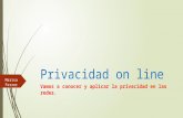 Privacidad on line