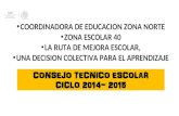 Segundo Consejo Tecnico Escolar 2014-2015