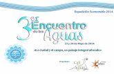 Programa 3er Encuentro de las Aguas - Cali, Colombia Mayo 2014