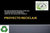 Proyecto reciclaje del Hospital Escalante Pradilla