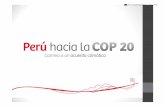 Presentación COP20 a la cooperación internacional, 07-11-2013