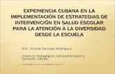 Experiencia cubana en la implementación de estrategias de salud