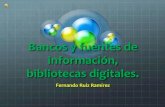 Bibliotecas digitales, fuentes de información