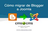 Como migrar de Blogger a Joomla