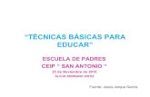 Presentación: Tecnicas basicas para educar