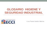 Glosario  higiene y seguridad industrial U-ECCI