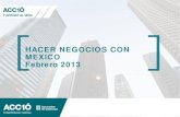 Fer negocis amb Mèxic