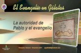 LA AUTORIDAD DE PABLO Y EL EVANGELIO