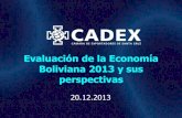 Evaluación de la economía exportadora 2013 cadex