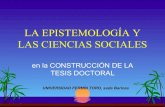 La epistemología y las ciencias sociales