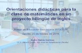 Orientaciones didácticas bilingüismo y TICs