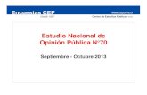 Encuesta CEP septiembre-octubre 2013