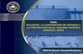 El Ecuador en la Comision Interamericana del Atun