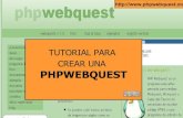 Phpwebquest  Diseño completo