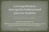 “Los inquilinatos, otra opción habitacional para las mujeres”. Por Mónica Sánchez (Colombia).