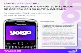 Yahoo! Ad effectiveness case study for YOIGO