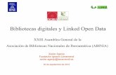 Bibliotecas digitales y Linked Open Data, de Xavier Agenjo Bullón