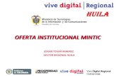 Oferta Institucional MinTic en Colombia Prospera.