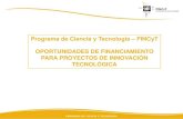 FINCyT Programas de Fondos para desarrollo de la ciencia y la tecnología