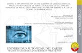SISTEMA DE VISION ARTIFICIALPresentación2007