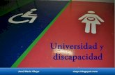 Universidad y discapacidad.