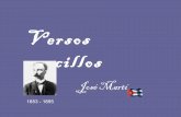 José Martí "Versos sencillos"
